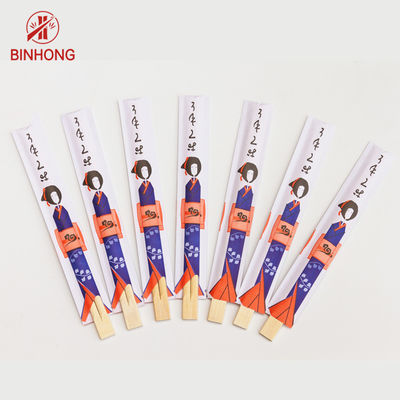 Τυπωμένα συνήθεια Chopsticks μπαμπού σουσιών καθορισμένα εξατομικευμένα με το λογότυπο