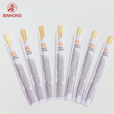 Μίας χρήσης φυσικά Chopsticks 20、 21、 23、 24cm, μισό περικάλυμμα μπαμπού εγγράφου