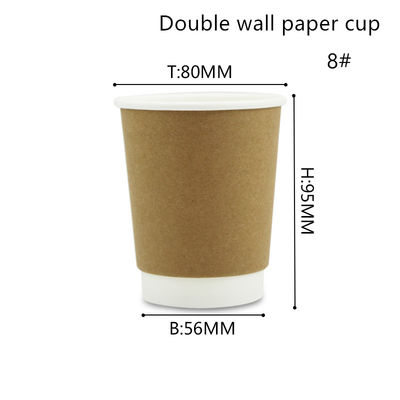 Βιοδιασπάσιμα καυτά και κρύα φλυτζάνια 8oz 12oz 16oz ποτών