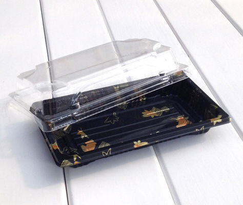 Stackable μίας χρήσης εμπορευματοκιβώτιο σουσιών CP πλαστικό