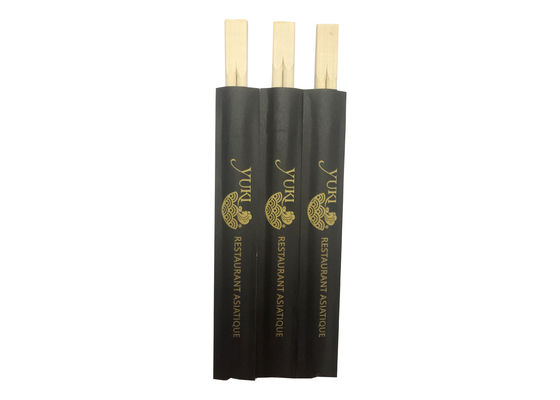 Υγιεινά εφοδιασμένα μίας χρήσης Chopsticks συνήθειας με τα σύνολα εγγράφου