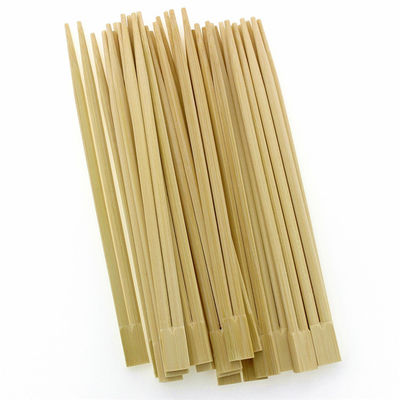 Τετραγωνικά φυσικά μίας χρήσης Chopsticks μπαμπού Mao με το πλαστικό μανίκι