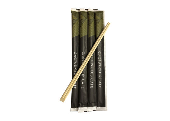 Καυτή σφραγίδα 24CM μίας χρήσης chopsticks Tensoge που τυλίγονται στο ντυμένο έγγραφο