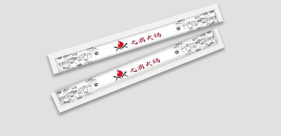 Κάλυμμα μισού χαρτιού Twins Sushi μπαμπού chopsticks μιας χρήσης με προσαρμοσμένο λογότυπο