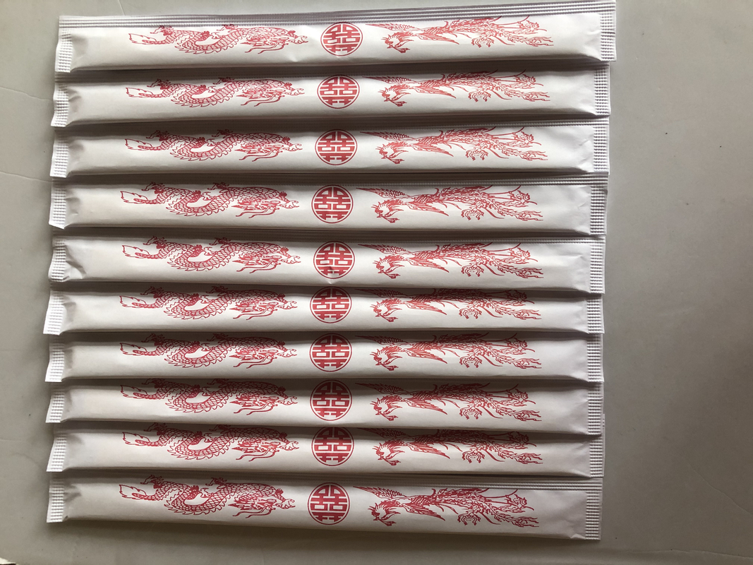 Chopsticks μπαμπού 21CM 24CM TENSOGE Dispossiable με το πλήρες έγγραφο που τυλίγεται για τα κινεζικά τρόφιμα
