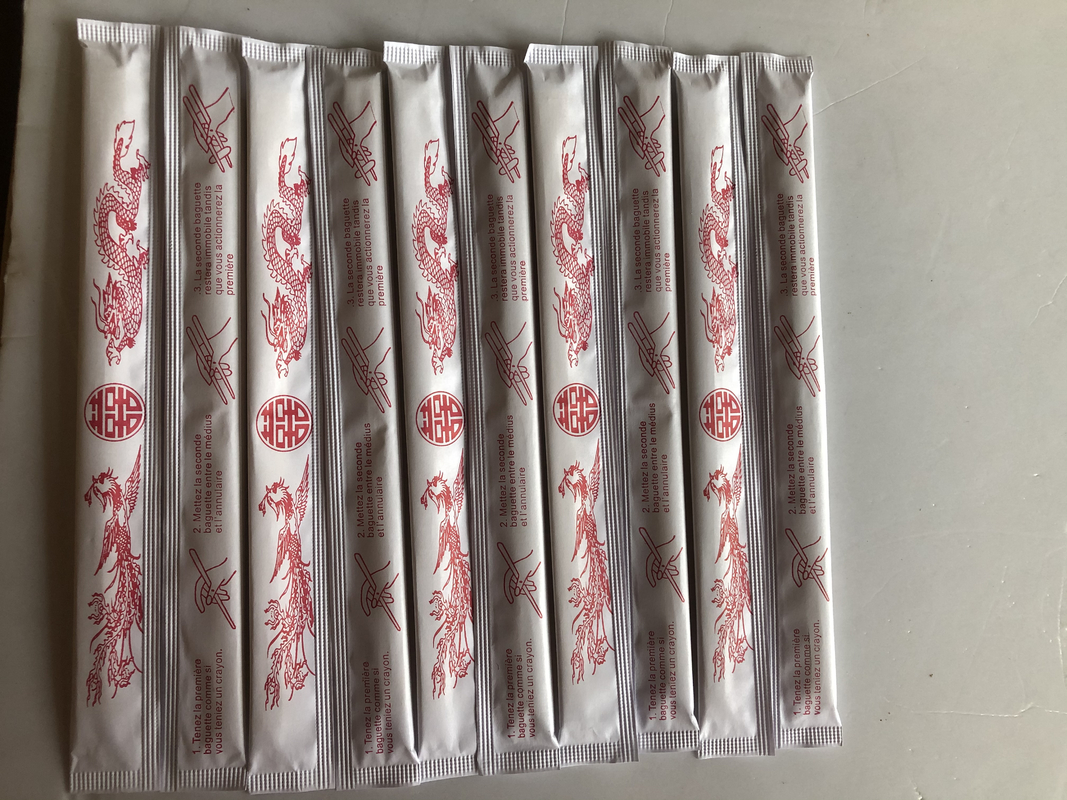 Chopsticks μπαμπού 21CM 24CM TENSOGE Dispossiable με το πλήρες έγγραφο που τυλίγεται για τα κινεζικά τρόφιμα