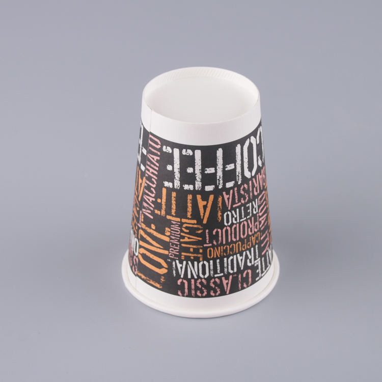 Χάρτινο κύπελλο μιας χρήσης 12 oz, προσαρμοσμένο για ζεστά ροφήματα και κρύα ροφήματα