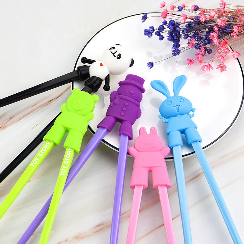 Προσαρμοσμένα αειφόρα chopsticks σε σχήμα ζώου για εκπαίδευση μωρών