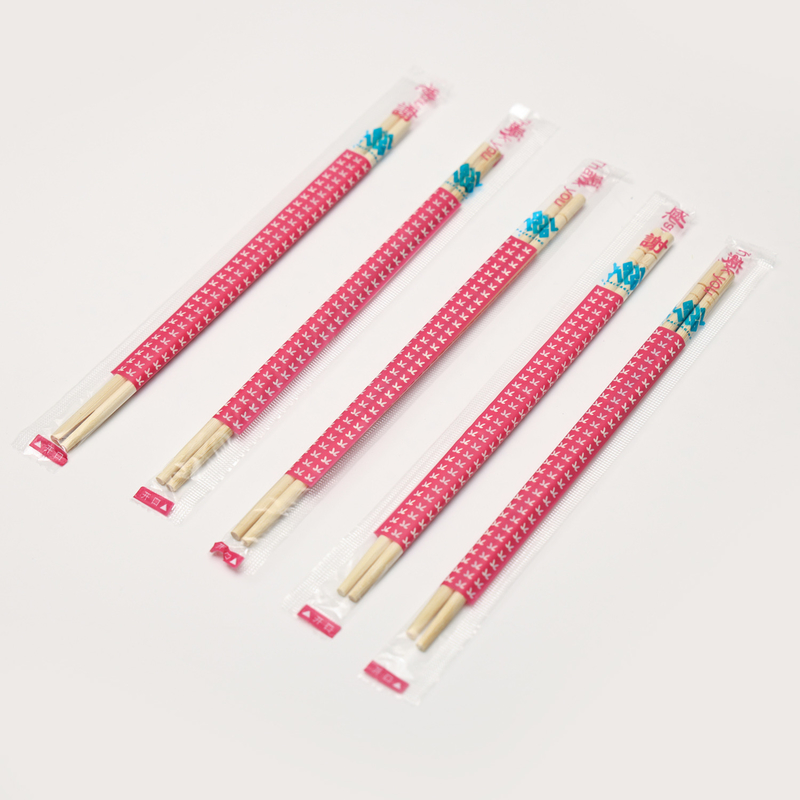 Στρογγυλά μπαμπού Chopsticks Φιλικά προς το περιβάλλον Μπαμπού chopsticks Opp Συσκευασμένα