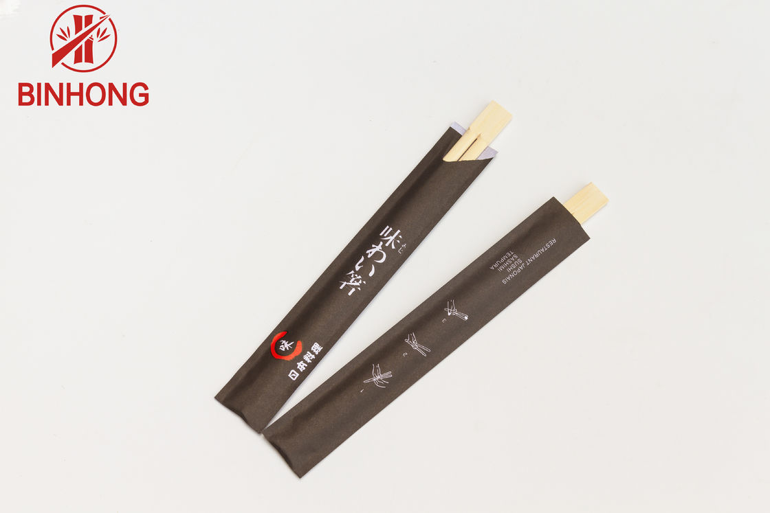 Μίας χρήσης Chopsticks μπαμπού Tensoge διδύμων για το ιαπωνικό κατάστημα σουσιών