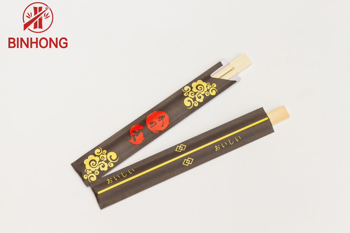 Μίας χρήσης Chopsticks μπαμπού Tensoge διδύμων για το ιαπωνικό κατάστημα σουσιών
