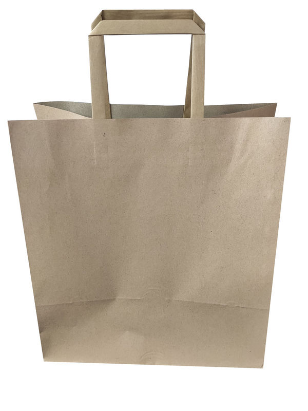 Φιλικές 110gsm 16x6x12» ανακυκλωμένες Kraft τσάντες Eco