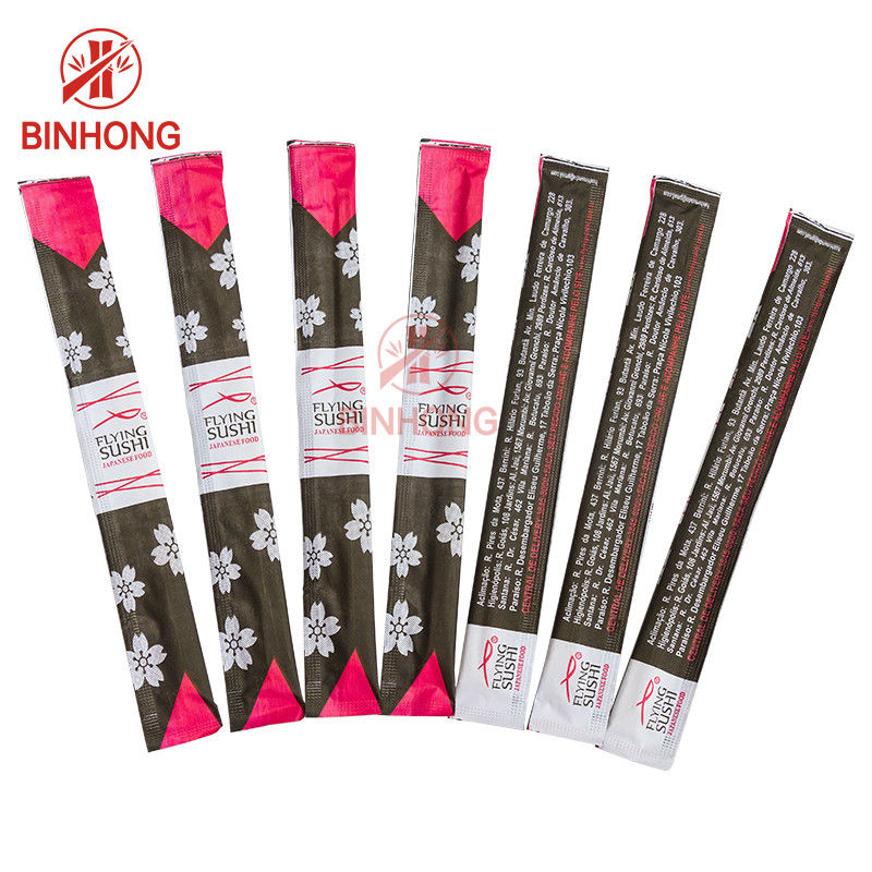 Χωριστά τυλιγμένο μπαμπού 23cm Tensoge Chopsticks λογότυπων συνήθειας