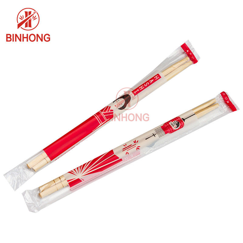 OPP τύλιξε Chopsticks μπαμπού 6.0mm στρογγυλά για τις εκκλησίες