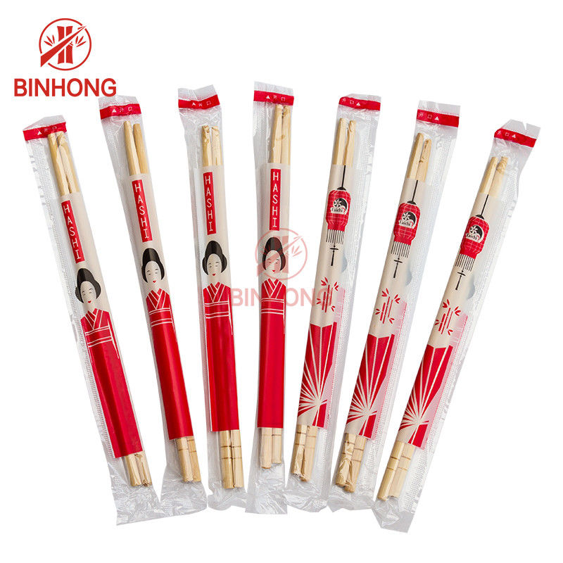 OPP τύλιξε Chopsticks μπαμπού 6.0mm στρογγυλά για τις εκκλησίες