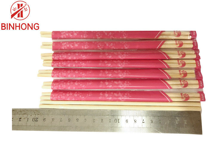 Φυσικό μπαμπού γύρω από Chopsticks λογότυπων συνήθειας 5.0mm*20cm