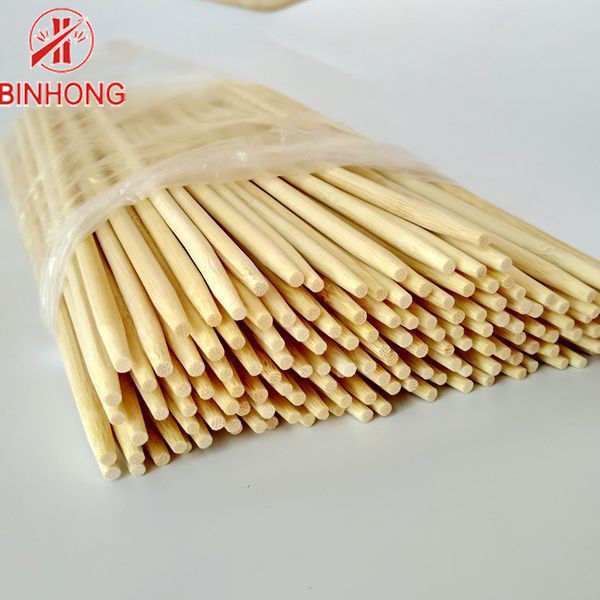 Στρογγυλό χρώμα 18cm φύσης μίας χρήσης Chopsticks μπαμπού