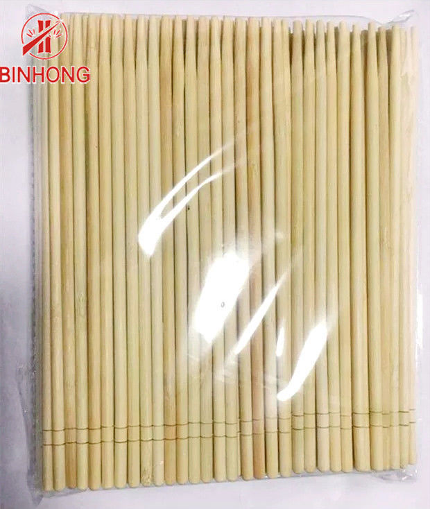 Φυσικό μπαμπού γύρω από Chopsticks λογότυπων συνήθειας 5.0mm*20cm