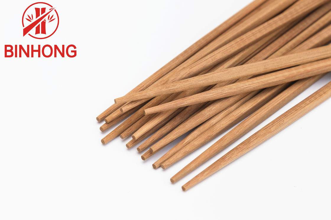 Ανθρακωμένα Chopsticks μπαμπού 24cm τετραγωνικά μίας χρήσης