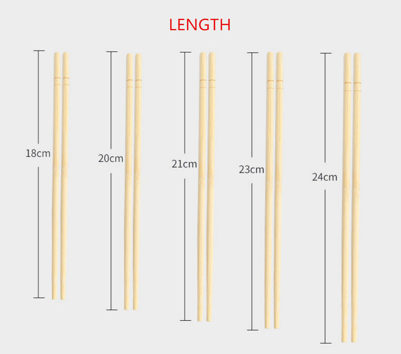 SGS 23cm μίας χρήσης Chopsticks μπαμπού για το ξενοδοχείο