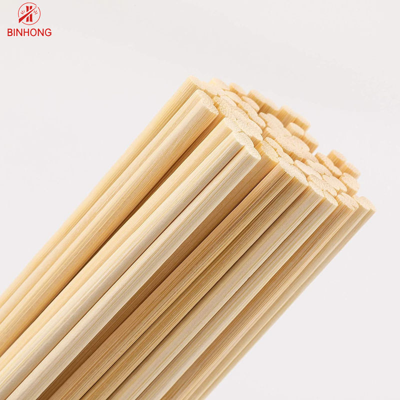 Το μισό έγγραφο τύλιξε UV επεξεργασμένα Chopsticks μπαμπού 4.8mm μίας χρήσης