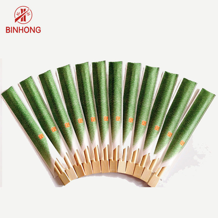 Ιαπωνικό μίας χρήσης στρογγυλό Chopsticks μπαμπού λιπασματοποιήσιμο λογότυπο 18cm συνήθειας
