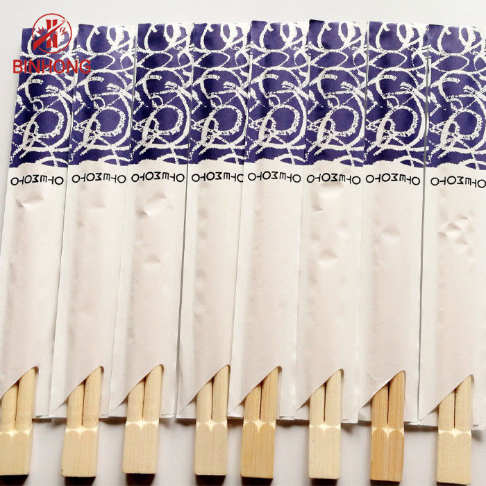 Κινεζικά Chopsticks μπαμπού Tensoge για το εστιατόριο, μισό περικάλυμμα εγγράφου