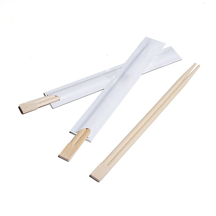 Προσαρμοσμένο λογότυπο Sushi Twin Tensoge Round Chopsticks Paper Opp τυλιγμένο