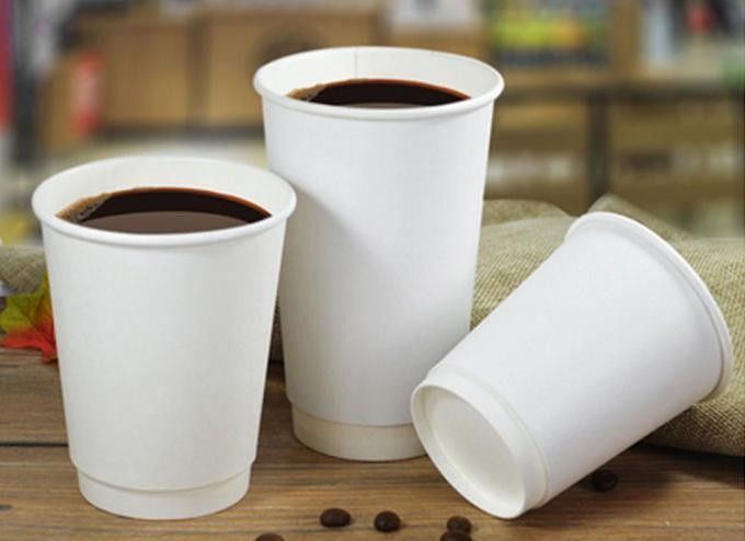 ISO9001 διπλό φλυτζάνι 16oz ποτών καφέ εγγράφου της Kraft στρώματος για τον καφέ
