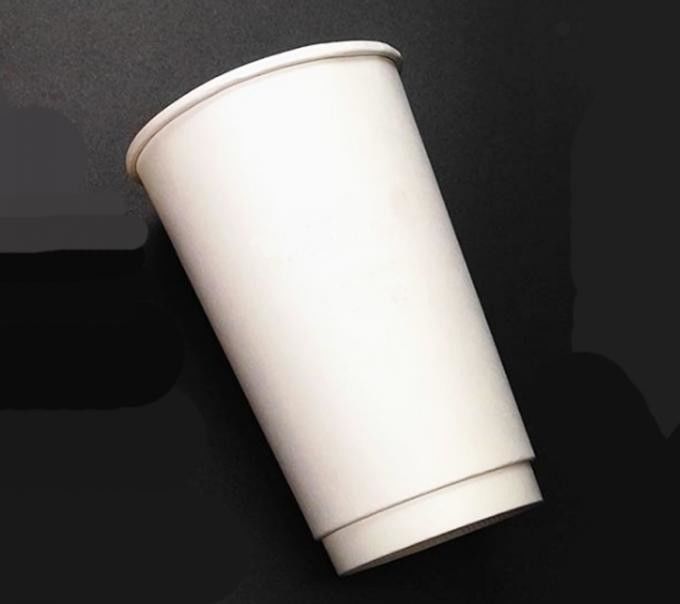 ISO9001 διπλό φλυτζάνι 16oz ποτών καφέ εγγράφου της Kraft στρώματος για τον καφέ