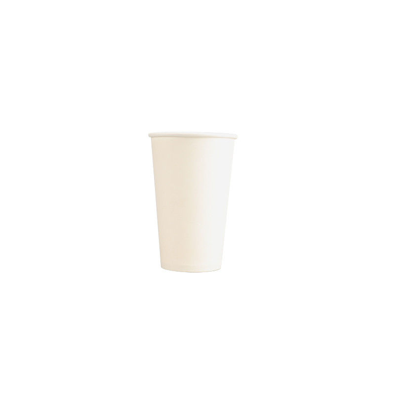 12oz 60mm κατώτατων ενιαίο τοίχων άσπρο φλυτζάνι εγγράφου καφέ μίας χρήσης βιοδιασπάσιμο