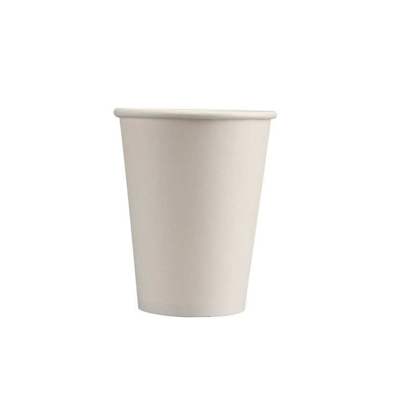 12oz 60mm κατώτατων ενιαίο τοίχων άσπρο φλυτζάνι εγγράφου καφέ μίας χρήσης βιοδιασπάσιμο