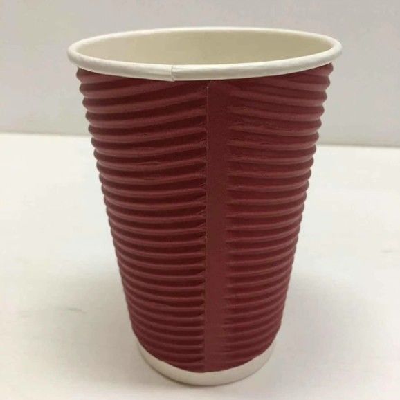 8oz μίας χρήσης φλυτζάνι εγγράφου καφέ κυματισμών βιοδιασπάσιμο