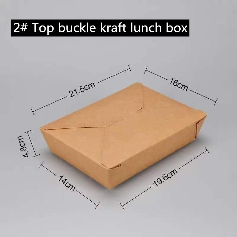 Το καφετί έγγραφο της Kraft Microwavable παίρνει μαζί το πλαίσιο 800 1400 1480 2000ml