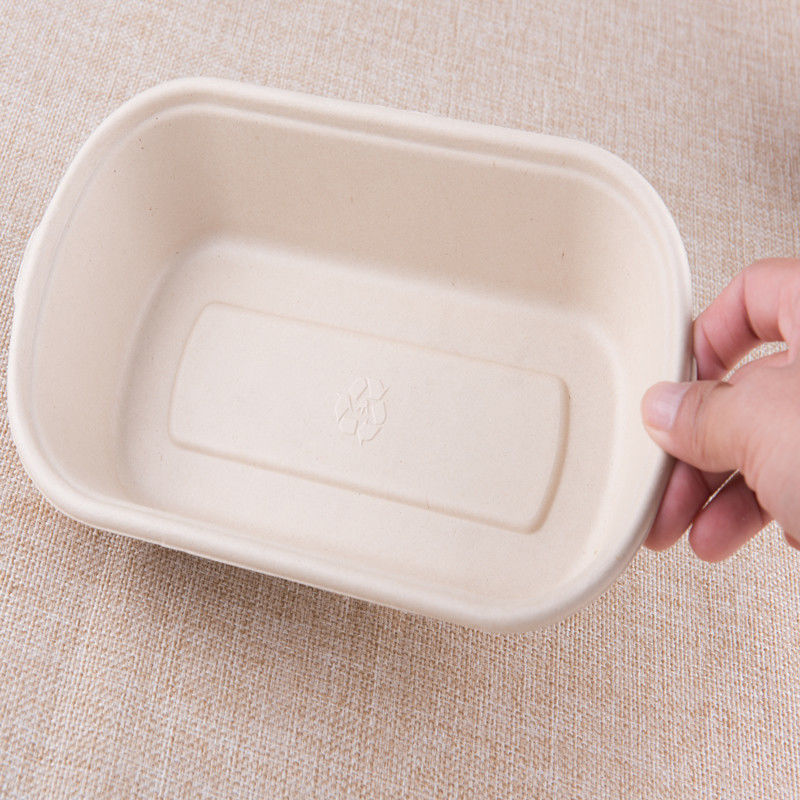 5 μίας χρήσης καλαθάκι με φαγητό 500ml 700ml 850ml 1000ml εγγράφου διαμερισμάτων