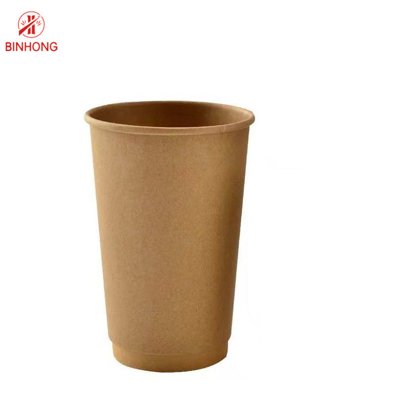 Ντυμένα PE φλυτζάνια BPA καφέ εγγράφου 300gsm Kraft ελεύθερα