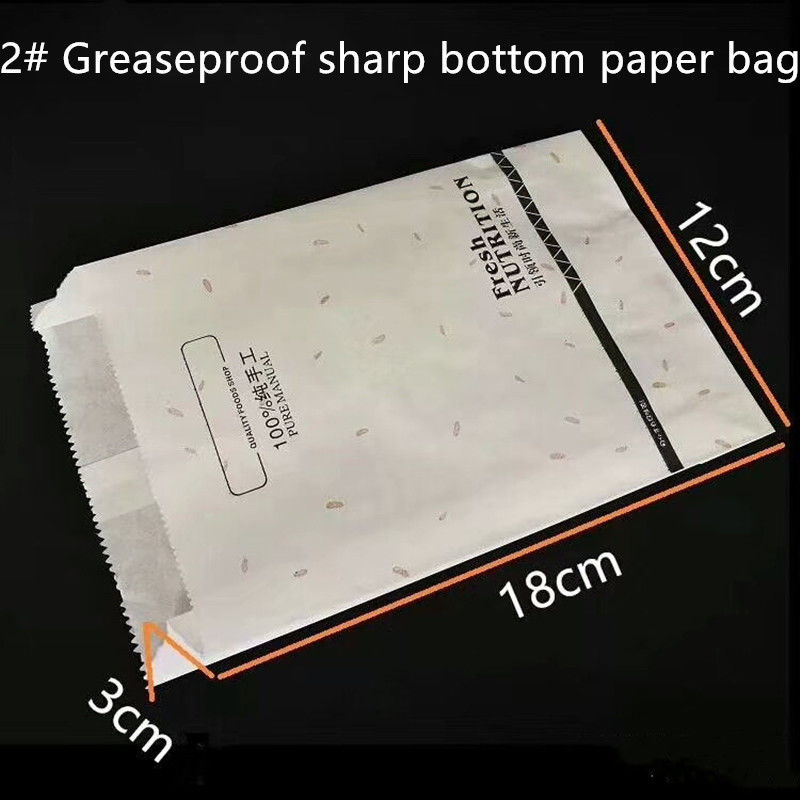 Μίας χρήσης βιοδιασπάσιμη Greaseproof take-$l*away τσάντα εγγράφου SOS