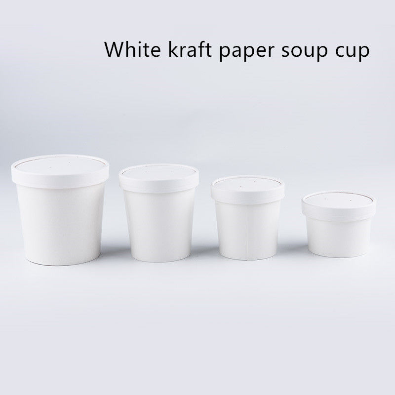 take-$l*away εμπορευματοκιβώτια Eco εγγράφου 12oz 16oz 320gsm άσπρα Kraft
