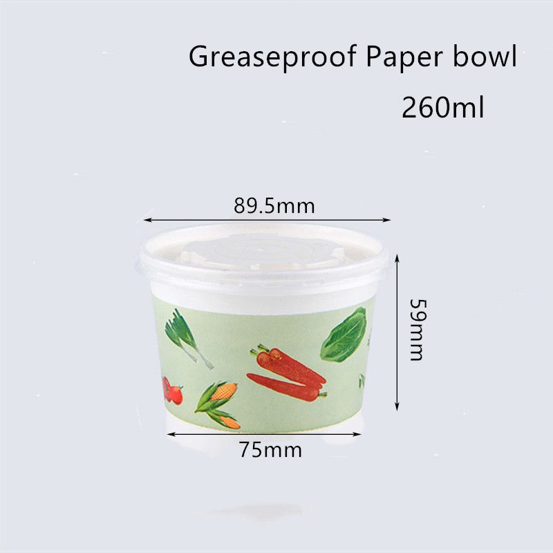 Flexo που τυπώνει το Greaseproof μίας χρήσης κύπελλο εγγράφου για τη σούπα