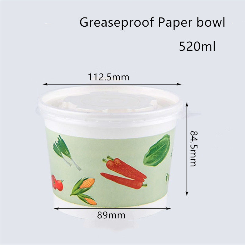 Flexo που τυπώνει το Greaseproof μίας χρήσης κύπελλο εγγράφου για τη σούπα