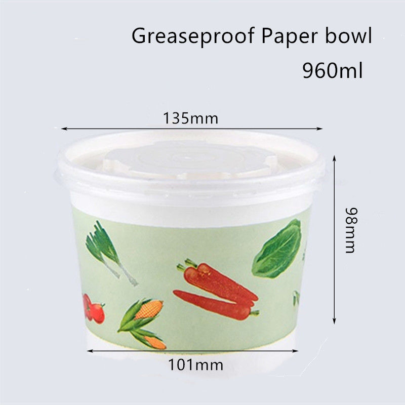 Flexo που τυπώνει το Greaseproof μίας χρήσης κύπελλο εγγράφου για τη σούπα