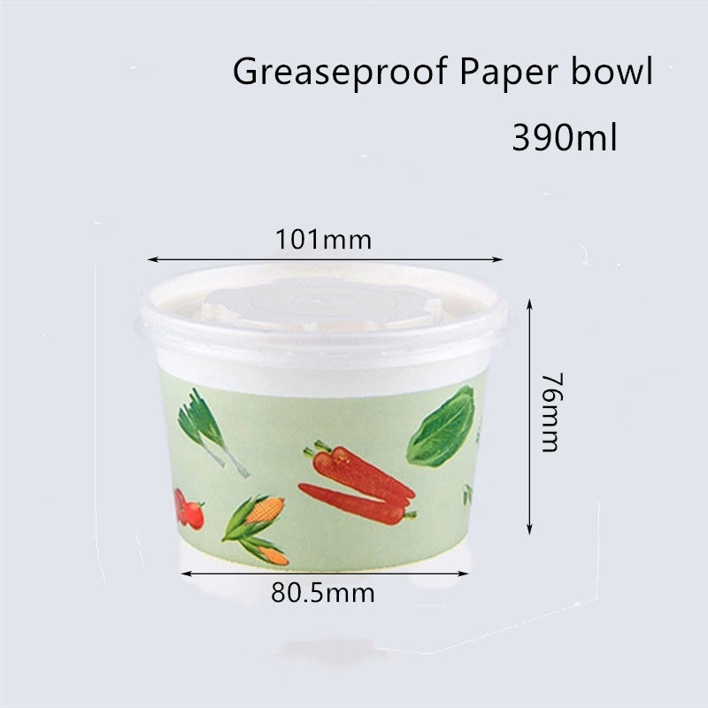 Flexo που τυπώνει το Greaseproof μίας χρήσης κύπελλο εγγράφου για τη σούπα