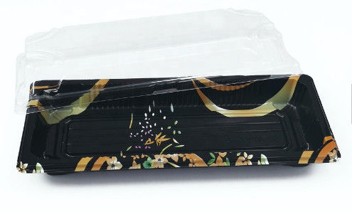 Stackable μίας χρήσης εμπορευματοκιβώτιο σουσιών CP πλαστικό