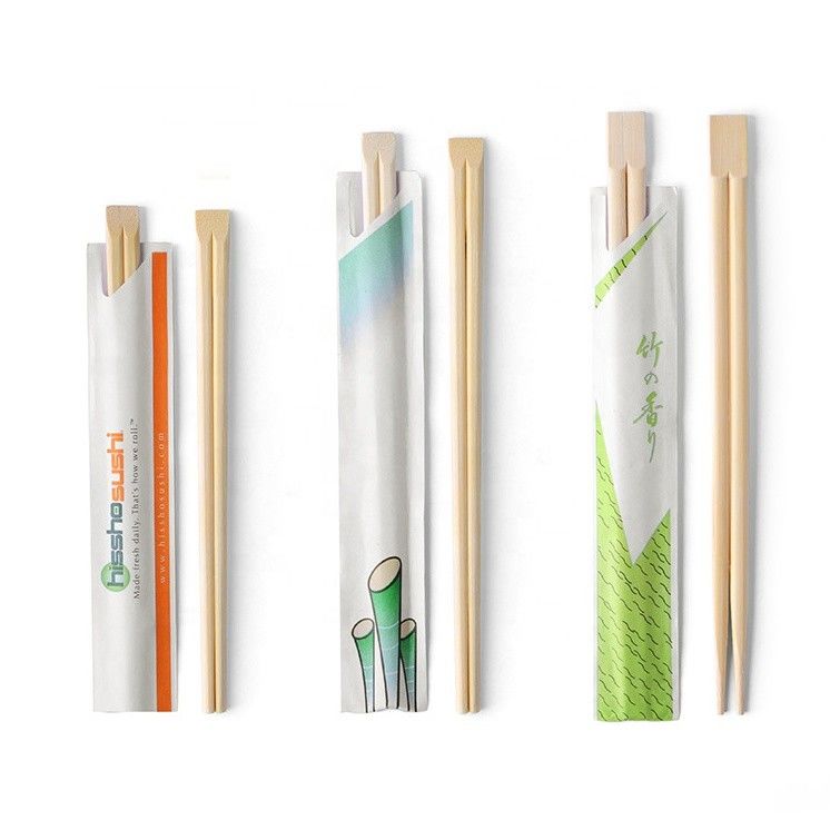 Μίας χρήσης στρογγυλό Tensoge δίδυμο Chopstick σουσιών μπαμπού παραγόμενο επί παραγγελία