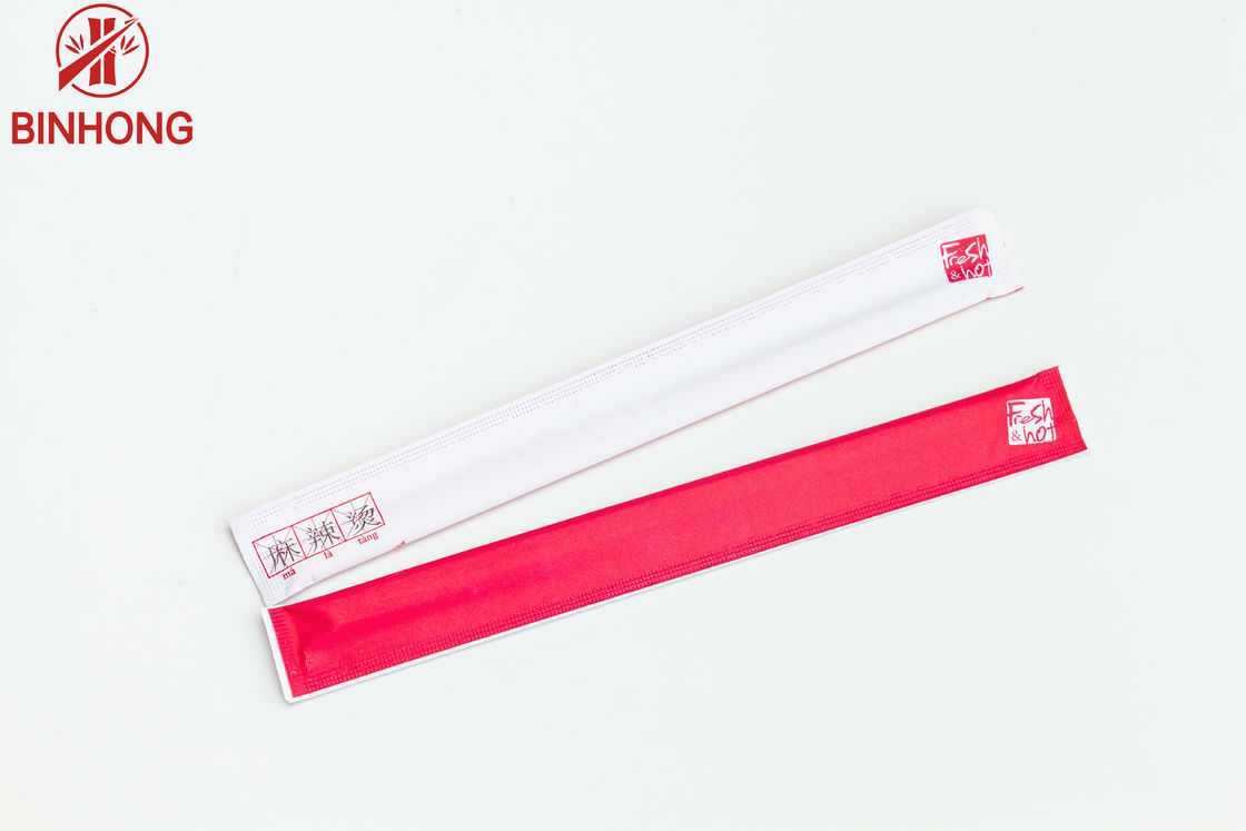 Eco φιλικά Chopsticks μπαμπού σουσιών φυσικά με τη συσκευασία εγγράφου
