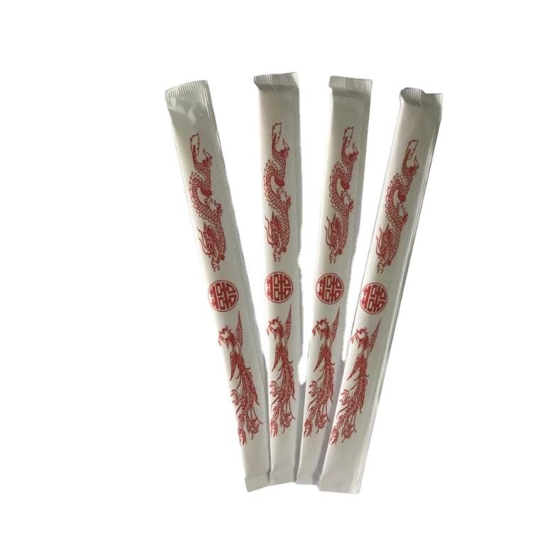Eco Frindly Natural Bamboo Chopsticks Sushi Stick With Paper Paper πακέτο
