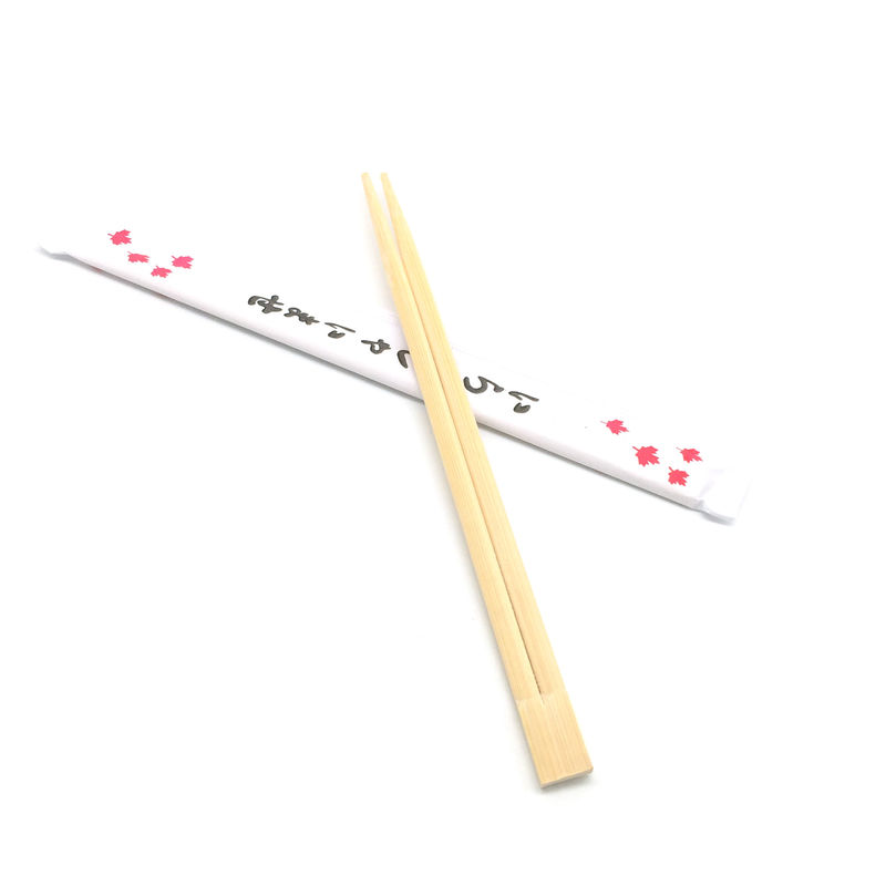 Eco Frindly Natural Bamboo Chopsticks Sushi Stick With Paper Paper πακέτο