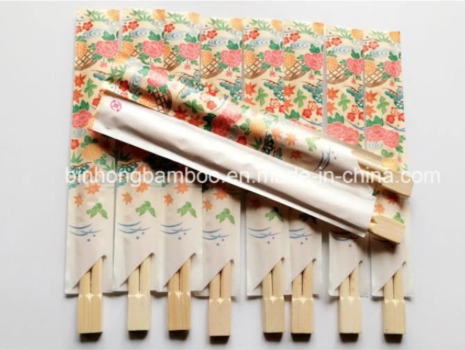 Μισό Chopsticks μπαμπού μανικιών τυλιγμένο έγγραφο μήκος 23cm