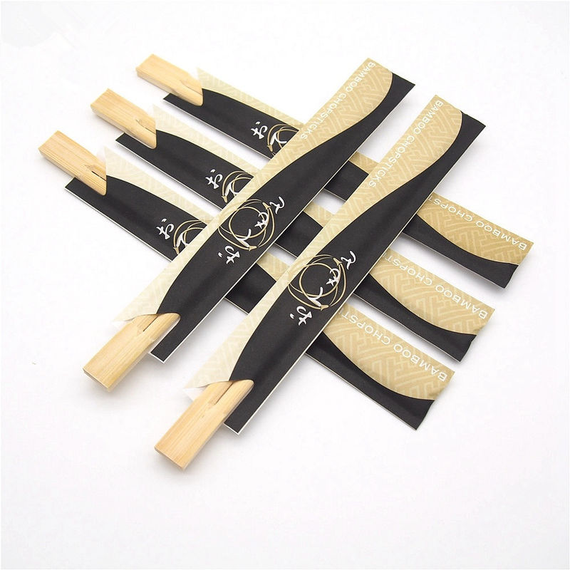 Ιαπωνικό δίδυμο μίας χρήσης Chopsticks μπαμπού πάχος 5.0mm χωρίς κόμβο