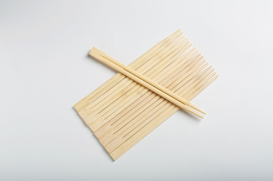 OPP που συσκευάζει το δίδυμο Chopsticks μπαμπού Mao προϊόν μίας χρήσης με τον κόμβο, γυμνά chopsticks